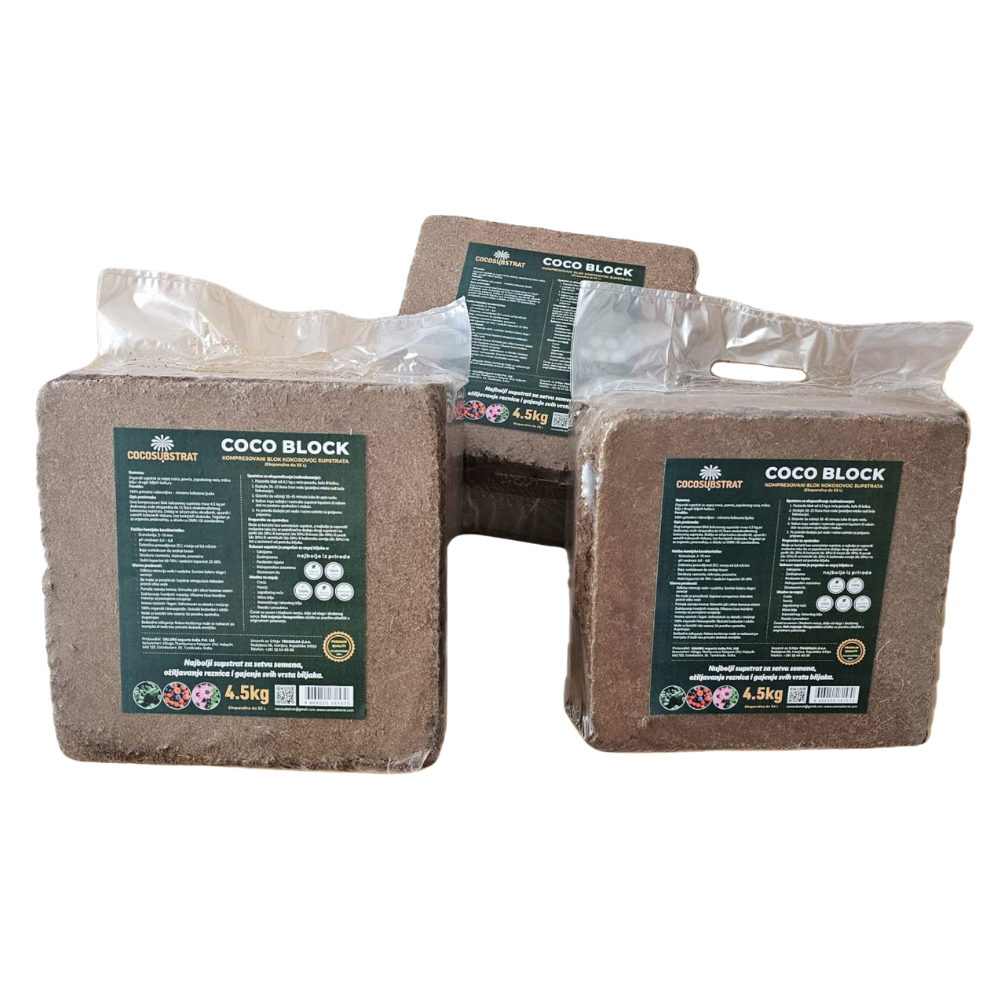 kokosov supstrat blok koji expandira